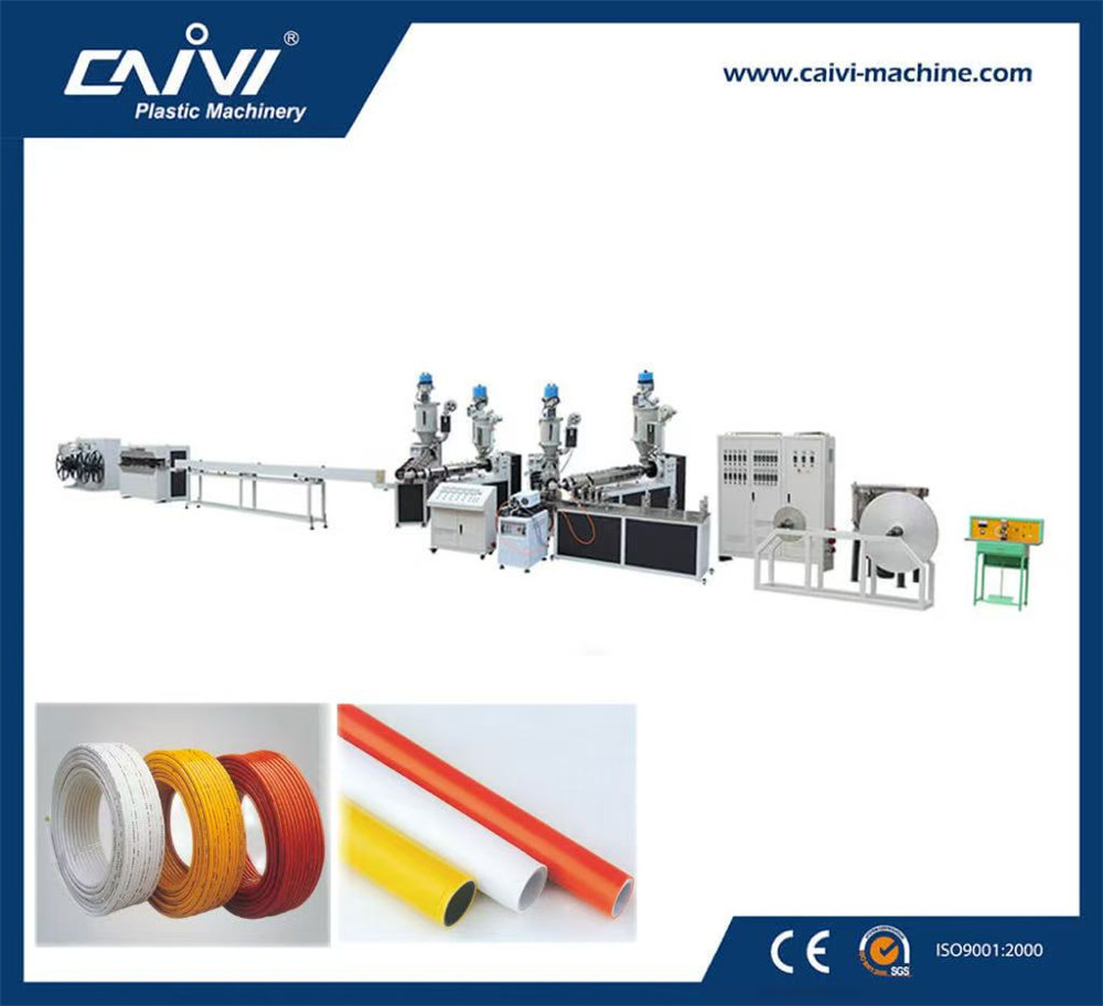 PEX-AL-PEX 搭接焊鋁塑復合管材生產線